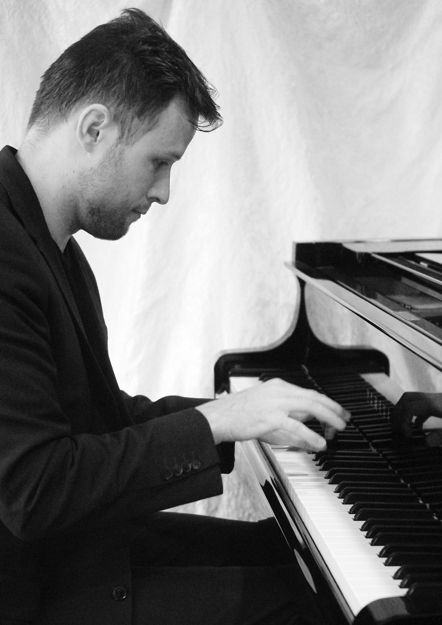 Stephen playing the piano